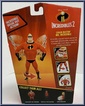 Chain Bustin' Mr. Incredible from Incredibles 2 - Large Scale manufactured by Jakks Pacific [Back]
