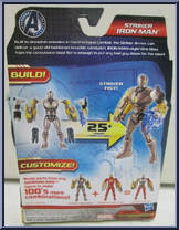 Iron Man (Striker) from Iron Man 3 - Movie - Assemblers manufactured by Hasbro [Back]