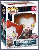 Pennywise (with Beaver Hat) from IT - Pop! Vinyl Figures manufactured by Funko [Front]