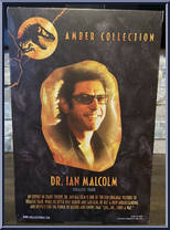 Dr. Ian Malcolm from Jurassic Park - Amber Collection - Humans manufactured by Mattel [Back]
