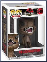 Velociraptor (Black Eyes) from Jurassic Park - Pop! Vinyl Figures manufactured by Funko [Front]