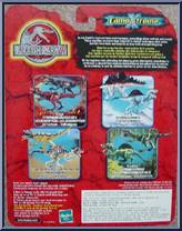Swamp Spinosaurus & T-Rex from Jurassic Park III - CamoXtreme 2-packs manufactured by Hasbro [Back]