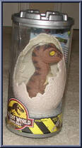 Velociraptor from Jurassic Park - Lost World - Hatchlings manufactured by Kenner [Front]