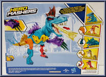 Tyrannosaurus Rex from Jurassic World - Hero Mashers manufactured by Hasbro [Back]