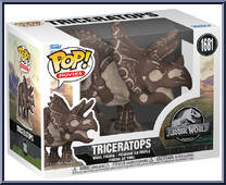 Triceratops (Fossil) from Jurassic World - Dominion - Pop! Vinyl Figures manufactured by Funko [Front]