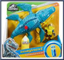 Mosasaurus & Diver Action Figure
