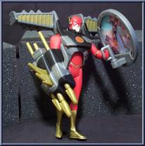 Flash (Gray Armor) from Justice League - Mission Vision manufactured by Mattel [Loose]