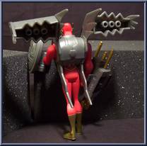 Flash (Gray Armor) from Justice League - Mission Vision manufactured by Mattel [Loose]