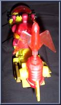 Flash (Motorcycle) from Justice League - Mission Vision - Motorcycles manufactured by Mattel [Loose]