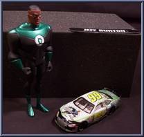 Green Lantern from Justice League - Hotwheels manufactured by Mattel [Loose]
