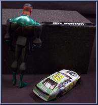 Green Lantern from Justice League - Hotwheels manufactured by Mattel [Loose]