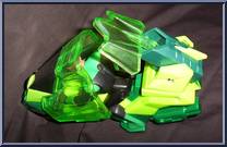 Green Lantern (Motorcycle) from Justice League - Mission Vision - Motorcycles manufactured by Mattel [Loose]