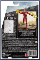 Flash (Electric Blades) from Justice League (Movie) - Basic Series manufactured by Mattel [Back]