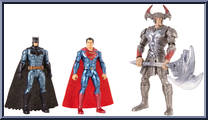 Superman / Batman / Steppenwolf from Justice League (Movie) - Box Sets manufactured by Mattel [Loose]