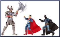 Superman / Batman / Steppenwolf from Justice League (Movie) - Box Sets manufactured by Mattel [Loose]