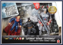 Superman / Batman / Steppenwolf from Justice League (Movie) - Box Sets manufactured by Mattel [Front]