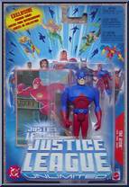Atom from Justice League Unlimited - Blue Cards manufactured by Mattel [Front]