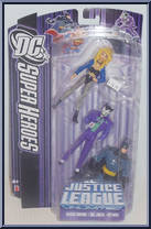 Black Canary / Joker / Batman from Justice League Unlimited - 3-Packs - DC Super Heroes - Purple Cards manufactured by Mattel [Front]