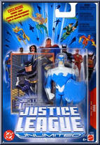 Dove from Justice League Unlimited - Blue Cards manufactured by Mattel [Front]