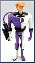Elongated Man from Justice League Unlimited - DC Super Heroes - Purple Cards manufactured by Mattel [Loose]
