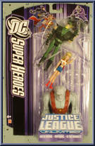 Green Arrow / Supergirl / Ultra Humanite from Justice League Unlimited - 3-Packs - DC Super Heroes - Purple Cards manufactured by Mattel [Front]