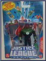 Green Lantern from Justice League Unlimited - Blue Cards manufactured by Mattel [Front]