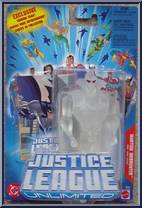 Martian Manhunter (Translucent) from Justice League Unlimited - Blue Cards manufactured by Mattel [Front]
