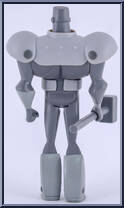 Steel from Justice League Unlimited - DC Super Heroes - Purple Cards manufactured by Mattel [Loose]