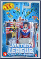 Superman (Anti-Amazo) from Justice League Unlimited - Blue Cards manufactured by Mattel [Front]
