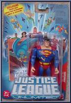 Superman (Battle Damaged) from Justice League Unlimited - Blue Cards manufactured by Mattel [Front]