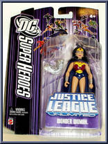 Wonder Woman from Justice League Unlimited - DC Super Heroes - Purple Cards manufactured by Mattel [Front]