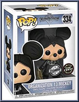 Organization 13 Mickey (Glowing Key) (Chase) from Kingdom Hearts - Pop! Vinyl Figures manufactured by Funko [Front]