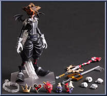Sora (Halloween Town Ver.) from Kingdom Hearts - Kingdom Hearts II - Play Arts Kai manufactured by Square Enix [Loose]