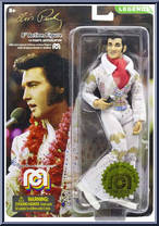 Elvis Presley (White Outfit) from Legends - Elvis manufactured by Mego 2018 [Front]