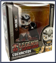 Solar (Silver Costume) from Legends of Lucha Libre - Mini manufactured by Boss Fight Studio [Front]