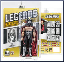 Demon (Yellow / Black Hair) from Legends of Professional Wrestling - Yellow Cards manufactured by Figures Toy Company [Front]