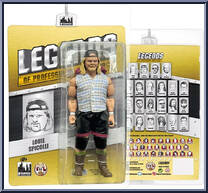 Louie Spicolli from Legends of Professional Wrestling - Yellow Cards manufactured by Figures Toy Company [Front]