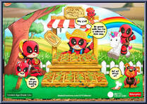 Deadpool (Old Mac) from Little People Collector - Basic Series manufactured by Fisher-Price [Back]