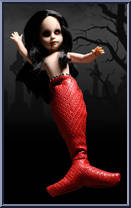 Eeriel the Fiji Mermaid from Living Dead Dolls - Series 30 - Variants manufactured by Mezco [Loose]