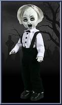 Vincent Vaude (B&W) from Living Dead Dolls - Series  5 - Variants manufactured by Mezco [Loose]