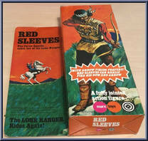 Red Sleeves (Bow & Arrow) from Lone Ranger - Figures - Boxed manufactured by Marx [Front]