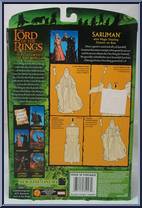 Saruman (Floating Palantir Base) from Lord of the Rings - Fellowship of the Ring - Series 2 manufactured by Toy Biz [Back]