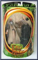 Saruman (Floating Palantir Base) from Lord of the Rings - Fellowship of the Ring - Series 2 manufactured by Toy Biz [Front]