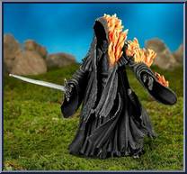 Flaming Ringwraith from Lord of the Rings - Trilogy - Fellowship of the Ring - Series 5 manufactured by Toy Biz [Loose]