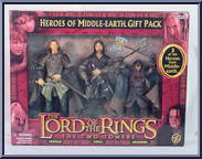 Heroes of Middle Earth Gift Pack from Lord of the Rings - Two Towers - Gift Packs manufactured by Toy Biz [Front]