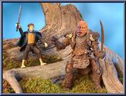 Merry & Grishnakh from Lord of the Rings - Two Towers - Multi-Packs manufactured by Toy Biz [Loose]
