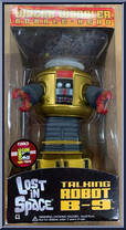 B-9 (Talking) (Gold) from Lost in Space - Wacky Wobblers manufactured by Funko [Front]