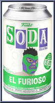 El Furioso (Hulk) from Lucha Libre - Soda manufactured by Funko [Front]