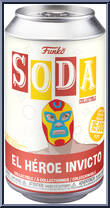 El Hero Invicto (Iron Man) from Lucha Libre - Soda manufactured by Funko [Front]
