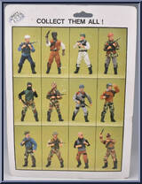 Soldier (Camo) #3 from Magnificent Team - Basic Series manufactured by Paco [Back]